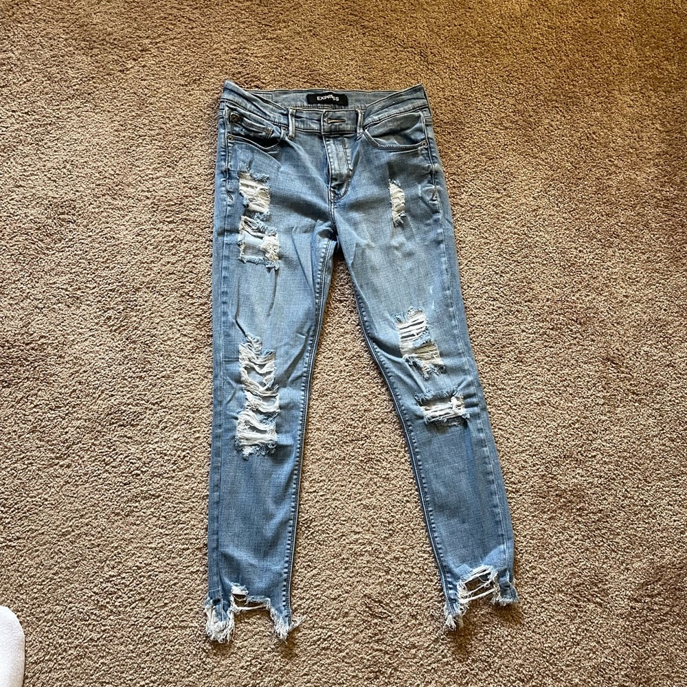 Ripped express jeans